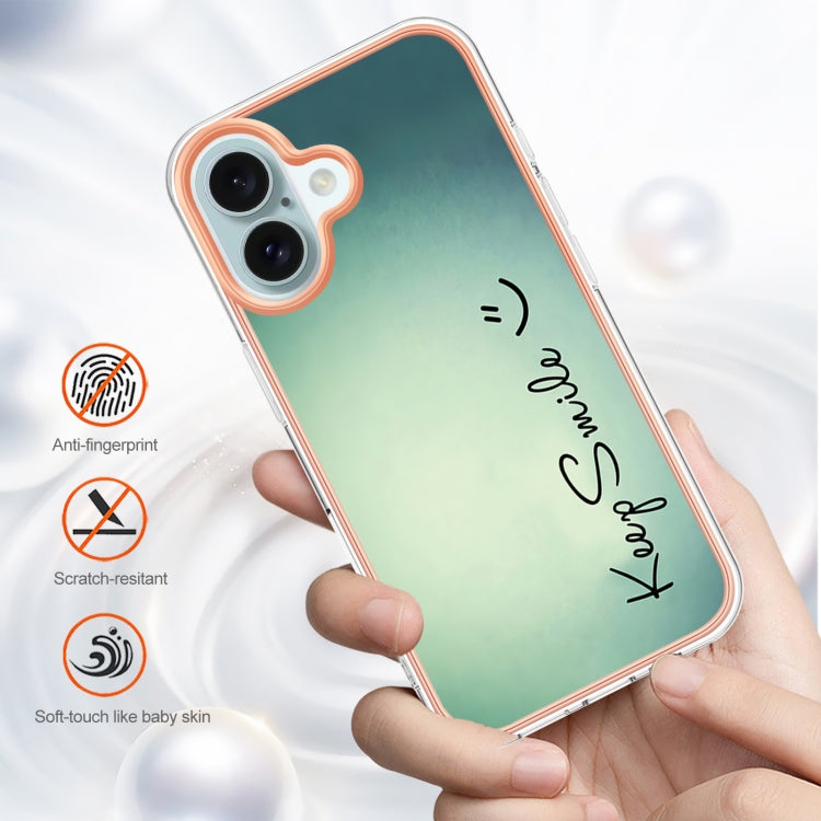 Electroplating Marble Dual-side IMD Phone Case, For iPhone 16, For iPhone 15 Pro Max, For iPhone 15 Pro
