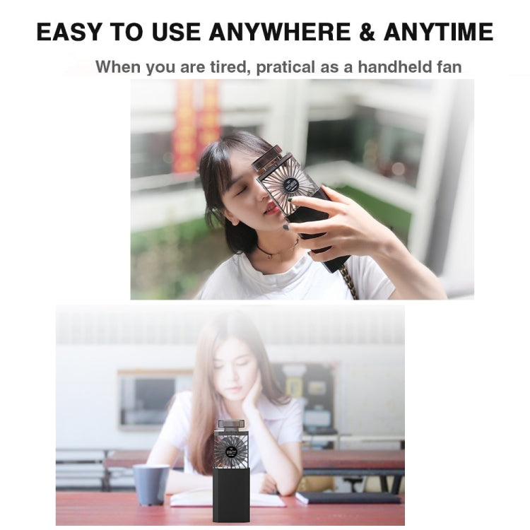 Perfume Shape Portable Fan Hidden Blade Fan