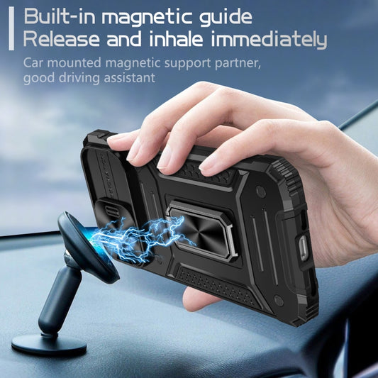 Camshield Robot TPU Hybrid PC Phone Case, For iPhone 15 Pro Max, For iPhone 15 Pro, For iPhone 15 Plus, For iPhone 15, For iPhone 14 Plus, For iPhone 14, For iPhone 14 Pro, For iPhone 14 Pro Max