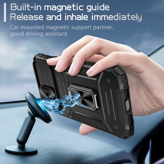 Camshield Robot TPU Hybrid PC Phone Case, For iPhone 13 Pro Max, For iPhone 13 Pro, For iPhone 13, For iPhone 12 / 12 Pro, For iPhone 12 Pro Max