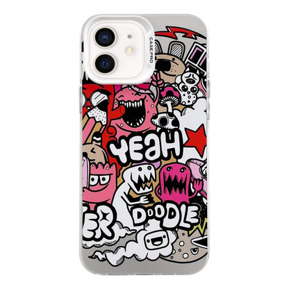 Electroplated Silver Series PC Protective Phone Case, For iPhone 12, For iPhone 12 Pro Max