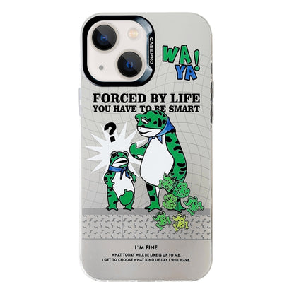 Electroplated Silver Series PC Protective Phone Case, For iPhone 13 Pro, For iPhone 13