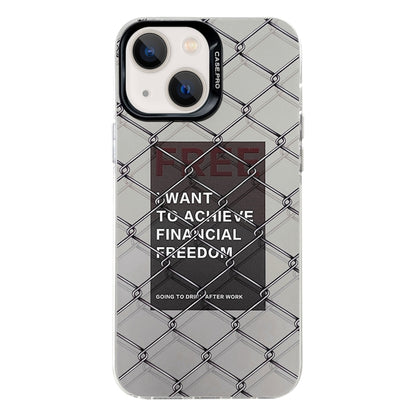Electroplated Silver Series PC Protective Phone Case, For iPhone 13 Pro, For iPhone 13