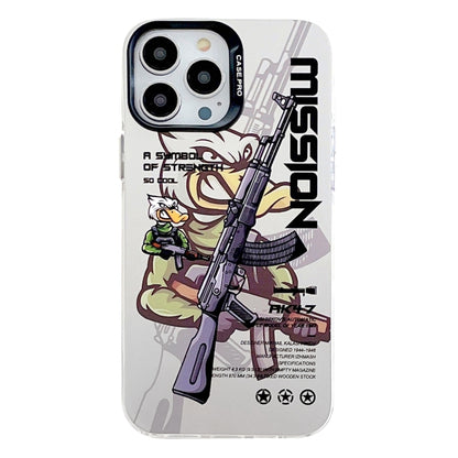 Electroplated Silver Series PC Protective Phone Case, For iPhone 14 Pro Max, For iPhone 13 Pro Max