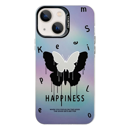 Electroplated Silver Series PC Protective Phone Case, For iPhone 15 Plus, For iPhone 15