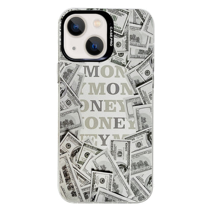 Electroplated Silver Series PC Protective Phone Case, For iPhone 15 Plus, For iPhone 15
