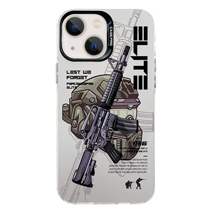 Electroplated Silver Series PC Protective Phone Case, For iPhone 15 Plus, For iPhone 15