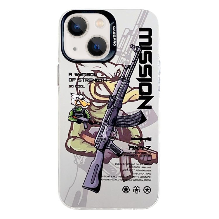 Electroplated Silver Series PC Protective Phone Case, For iPhone 15 Plus, For iPhone 15