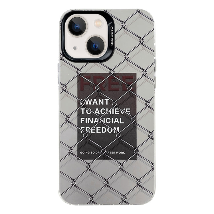 Electroplated Silver Series PC Protective Phone Case, For iPhone 15 Plus, For iPhone 15