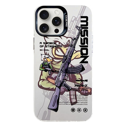 Electroplated Silver Series PC Protective Phone Case, For iPhone 16 Pro Max, For iPhone 16 Pro