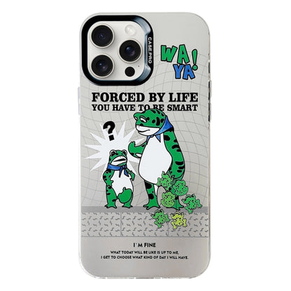Electroplated Silver Series PC Protective Phone Case, For iPhone 16 Pro Max, For iPhone 16 Pro