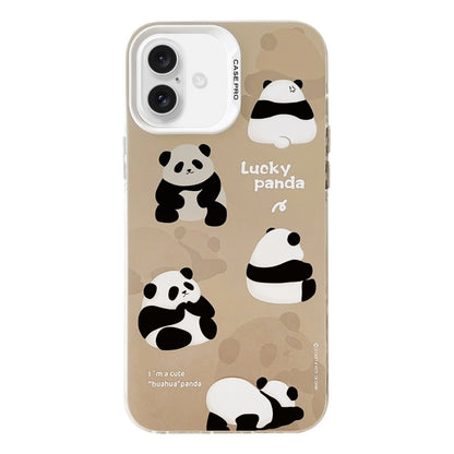 Electroplated Silver Series PC Protective Phone Case, For iPhone 16 Plus, For iPhone 16