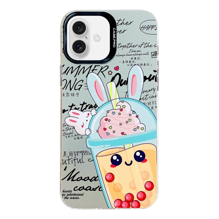 Electroplated Silver Series PC Protective Phone Case, For iPhone 16 Plus, For iPhone 16