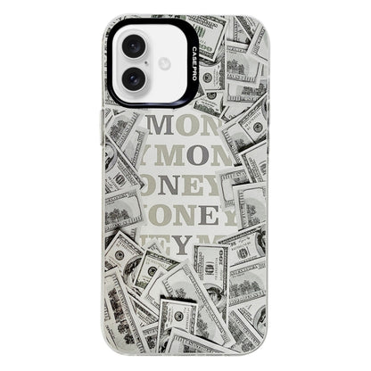 Electroplated Silver Series PC Protective Phone Case, For iPhone 16 Plus, For iPhone 16