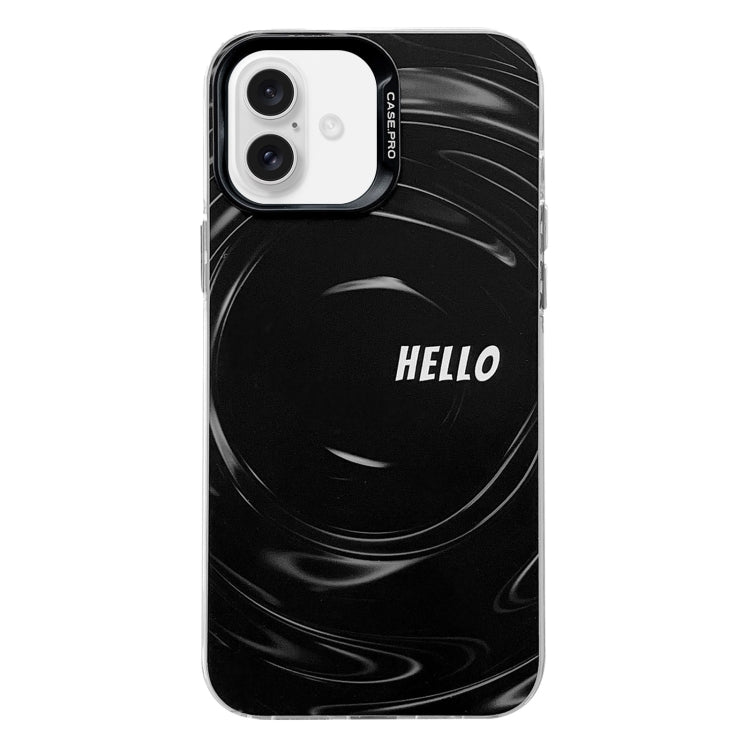 Electroplated Silver Series PC Protective Phone Case, For iPhone 16 Plus, For iPhone 16