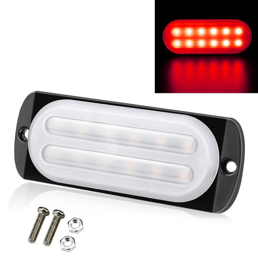 DC12V-24V / 36W Car Truck Emergency Strobe Flash Warning Light 12LEDs Ultra-thin Side Lights, 12LEDs(White + Red), 12LEDs(White + Yellow), 12LEDs(White + Blue), 12LEDs(Red + Blue), 12LEDs(White), 12LEDs(Red), 12LEDs(Yellow), 12LEDs(Blue)