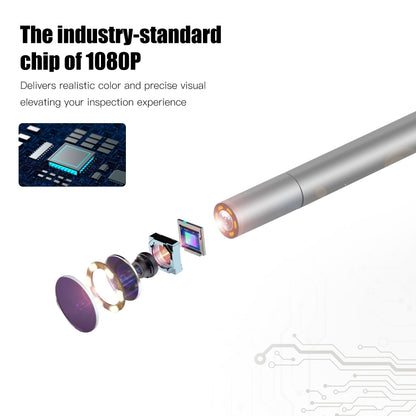 P40 3.9mm Red HD Waterproof Portable Integrated Hand-held Vertical Screen Industry Endoscope