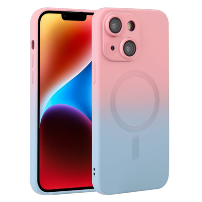 Liquid TPU Silicone Gradient MagSafe Phone Case, For iPhone 15