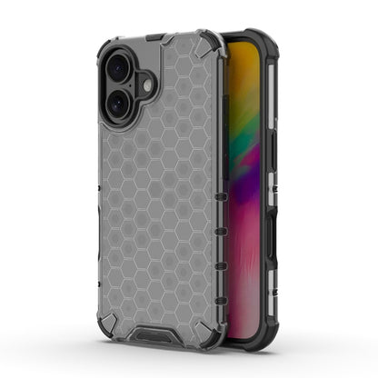 جراب هاتف مضاد للصدمات بتصميم قرص العسل، مناسب لأجهزة iPhone 16e وiPhone 16 Pro Max وiPhone 16 Pro وiPhone 16 Plus وiPhone 16 وiPhone 15 Pro Max وiPhone 15 Pro وiPhone 15