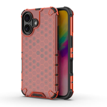 جراب هاتف مضاد للصدمات بتصميم قرص العسل، مناسب لأجهزة iPhone 16e وiPhone 16 Pro Max وiPhone 16 Pro وiPhone 16 Plus وiPhone 16 وiPhone 15 Pro Max وiPhone 15 Pro وiPhone 15