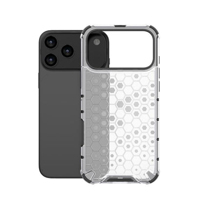 جراب هاتف مضاد للصدمات بتصميم قرص العسل، مناسب لأجهزة iPhone 16e وiPhone 16 Pro Max وiPhone 16 Pro وiPhone 16 Plus وiPhone 16 وiPhone 15 Pro Max وiPhone 15 Pro وiPhone 15