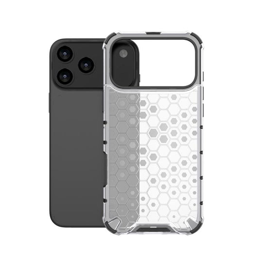 جراب هاتف مضاد للصدمات بتصميم قرص العسل، مناسب لأجهزة iPhone 16e وiPhone 16 Pro Max وiPhone 16 Pro وiPhone 16 Plus وiPhone 16 وiPhone 15 Pro Max وiPhone 15 Pro وiPhone 15