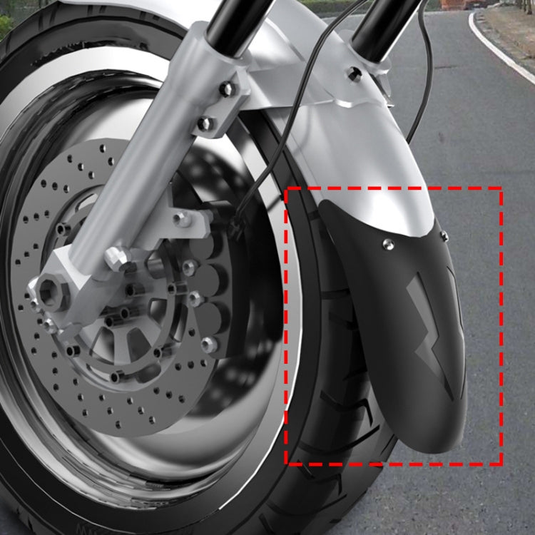 Motorcycle PP Modified Front Wheel Fender Dustproof Splash Flaps Mudguards Fender Guard, 01, 02, 03, 04