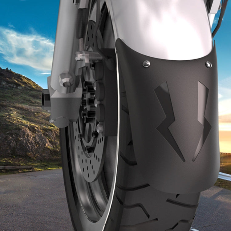 Motorcycle PP Modified Front Wheel Fender Dustproof Splash Flaps Mudguards Fender Guard, 01, 02, 03, 04