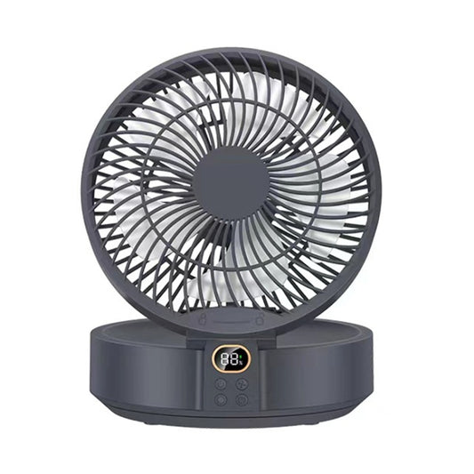 WSK302 4000mAh Swivel Head Wall Mounted Fan with Night Light