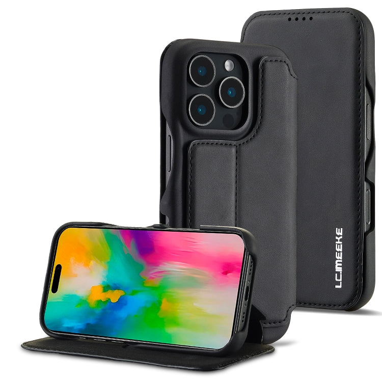 LC.IMEEKE Hon Ancient Series Flip Leather Phone Case, For iPhone 15 Pro, For iPhone 15 Plus, For iPhone 15