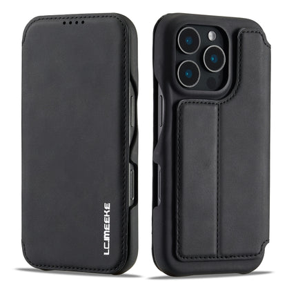 LC.IMEEKE Hon Ancient Series Flip Leather Phone Case, For iPhone 15 Pro, For iPhone 15 Plus, For iPhone 15