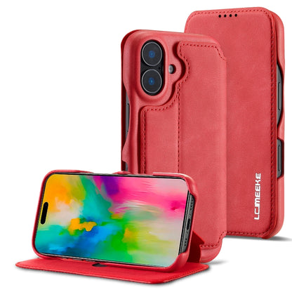 LC.IMEEKE Hon Ancient Series Flip Leather Phone Case, For iPhone 15 Pro, For iPhone 15 Plus, For iPhone 15