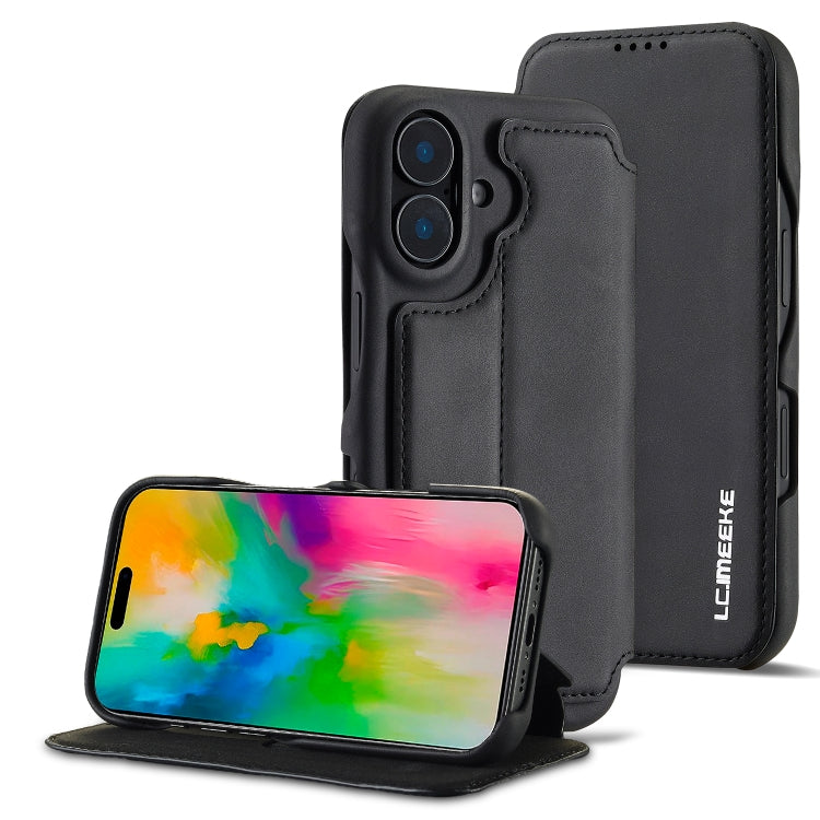 LC.IMEEKE Hon Ancient Series Flip Leather Phone Case, For iPhone 15 Pro, For iPhone 15 Plus, For iPhone 15