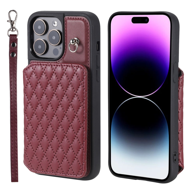 جراب هاتف بنمط شبكي مع حبل، مناسب لأجهزة iPhone 13 Pro وiPhone 13 وiPhone 12 / 12 Pro وiPhone 12 Pro Max وiPhone 11 وiPhone XR وiPhone 8 Plus / 7 Plus