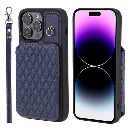 جراب هاتف بنمط شبكي مع حبل، مناسب لأجهزة iPhone 13 Pro وiPhone 13 وiPhone 12 / 12 Pro وiPhone 12 Pro Max وiPhone 11 وiPhone XR وiPhone 8 Plus / 7 Plus
