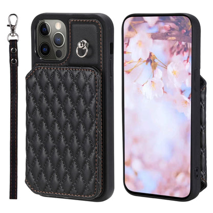 جراب هاتف بنمط شبكي مع حبل، مناسب لأجهزة iPhone 13 Pro وiPhone 13 وiPhone 12 / 12 Pro وiPhone 12 Pro Max وiPhone 11 وiPhone XR وiPhone 8 Plus / 7 Plus