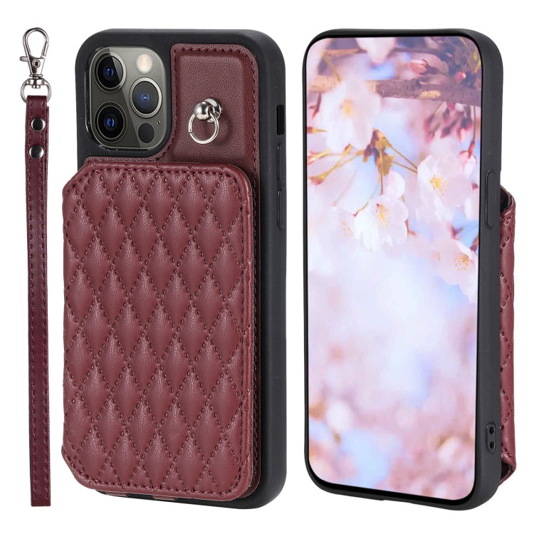 جراب هاتف بنمط شبكي مع حبل، مناسب لأجهزة iPhone 13 Pro وiPhone 13 وiPhone 12 / 12 Pro وiPhone 12 Pro Max وiPhone 11 وiPhone XR وiPhone 8 Plus / 7 Plus