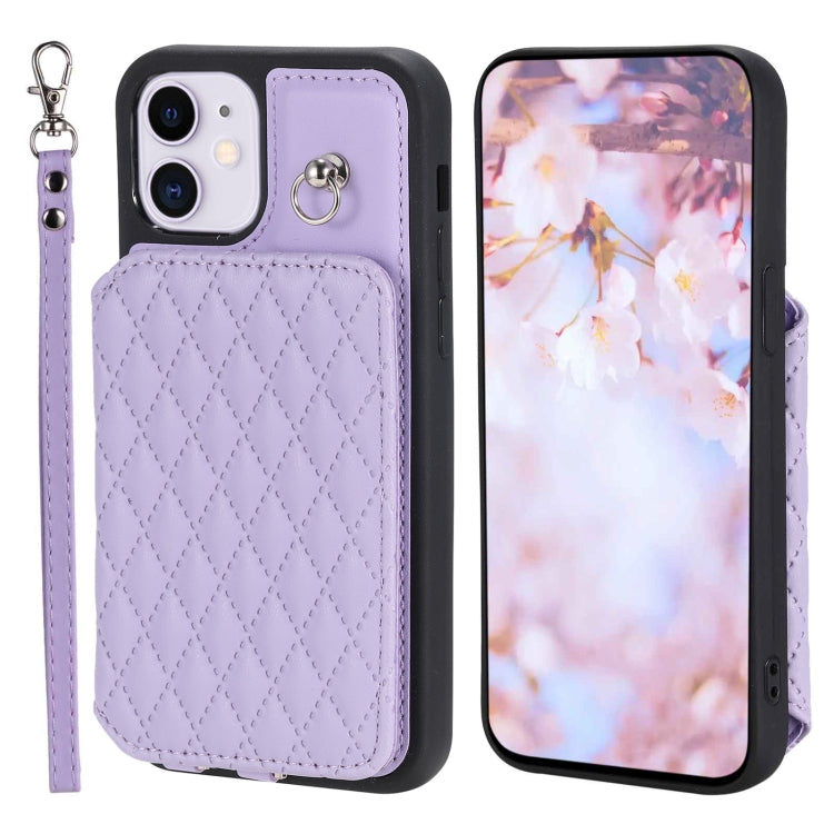 جراب هاتف بنمط شبكي مع حبل، مناسب لأجهزة iPhone 13 Pro وiPhone 13 وiPhone 12 / 12 Pro وiPhone 12 Pro Max وiPhone 11 وiPhone XR وiPhone 8 Plus / 7 Plus