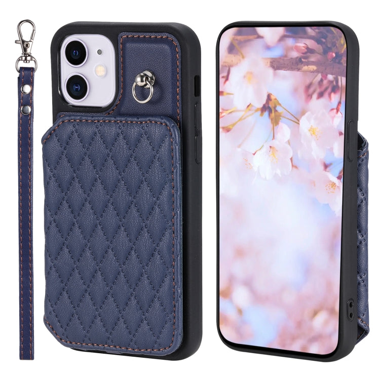 جراب هاتف بنمط شبكي مع حبل، مناسب لأجهزة iPhone 13 Pro وiPhone 13 وiPhone 12 / 12 Pro وiPhone 12 Pro Max وiPhone 11 وiPhone XR وiPhone 8 Plus / 7 Plus