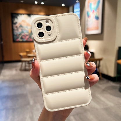 Eiderdown Airbag Frosted TPU Phone Case, For iPhone 14, For iPhone 14 Pro, For iPhone 14 Pro Max, For iPhone SE 2022 / SE 2020, For iPhone 13 Pro Max, For iPhone 13 Pro, For iPhone 13, For iPhone 12, For iPhone 12 Pro Max