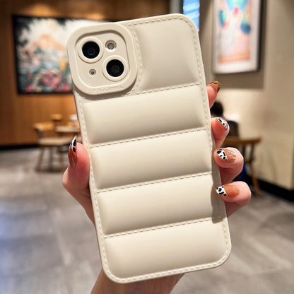 Eiderdown Airbag Frosted TPU Phone Case, For iPhone 16 Pro Max, For iPhone 16 Pro, For iPhone 16 Plus, For iPhone 16, For iPhone 15 Pro Max, For iPhone 15 Pro, For iPhone 15 Plus, For iPhone 15, For iPhone 14 Plus