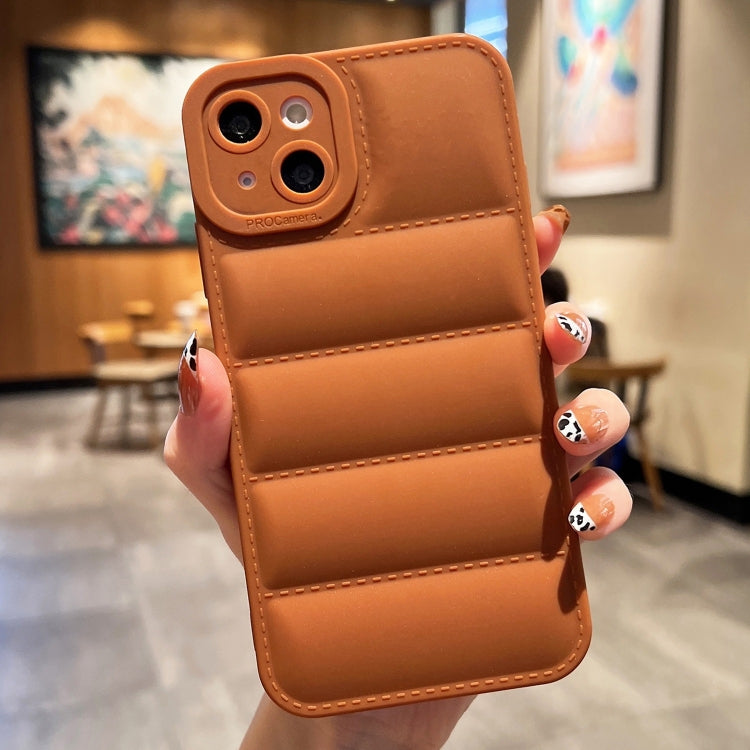 Eiderdown Airbag Frosted TPU Phone Case, For iPhone 16 Pro Max, For iPhone 16 Pro, For iPhone 16 Plus, For iPhone 16, For iPhone 15 Pro Max, For iPhone 15 Pro, For iPhone 15 Plus, For iPhone 15, For iPhone 14 Plus