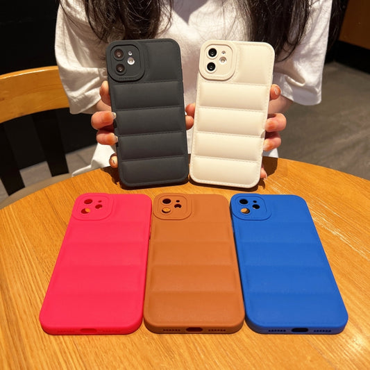 Eiderdown Airbag Frosted TPU Phone Case, For iPhone 14, For iPhone 14 Pro, For iPhone 14 Pro Max, For iPhone SE 2022 / SE 2020, For iPhone 13 Pro Max, For iPhone 13 Pro, For iPhone 13, For iPhone 12, For iPhone 12 Pro Max
