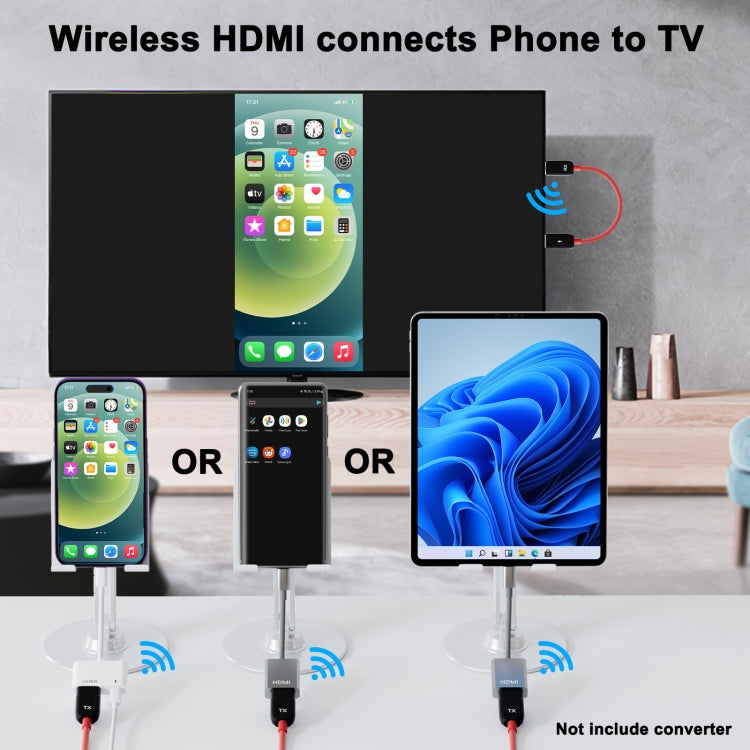 THT-020-8 4 in 1 HDMI Transmitter Wireless Screen Sharer Set