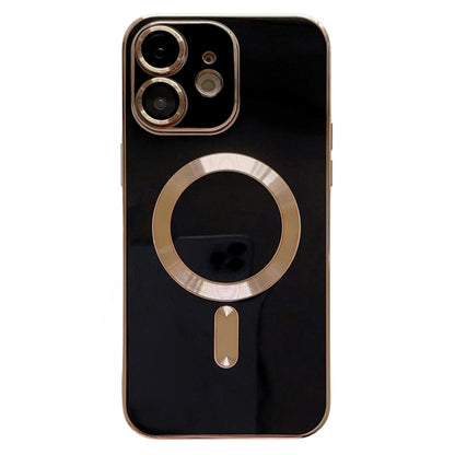 جراب هاتف من مادة TPU مطلي بماج سيف مع غشاء عدسة، لهاتف iPhone 13 Pro، وiPhone 13، وiPhone 12، وiPhone 12 Pro Max، وiPhone 12 Pro، وiPhone 11 Pro Max، وiPhone 11