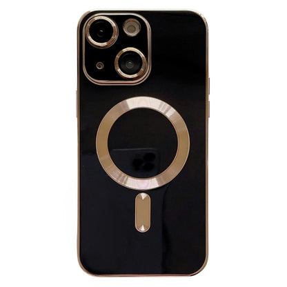 جراب هاتف من مادة TPU مطلي بماج سيف مع غشاء عدسة، مناسب لأجهزة iPhone 15 Pro Max وiPhone 15 Pro وiPhone 15 Plus وiPhone 15 وiPhone 14 Plus وiPhone 14 وiPhone 14 Pro وiPhone 14 Pro Max وiPhone 13 Pro Max