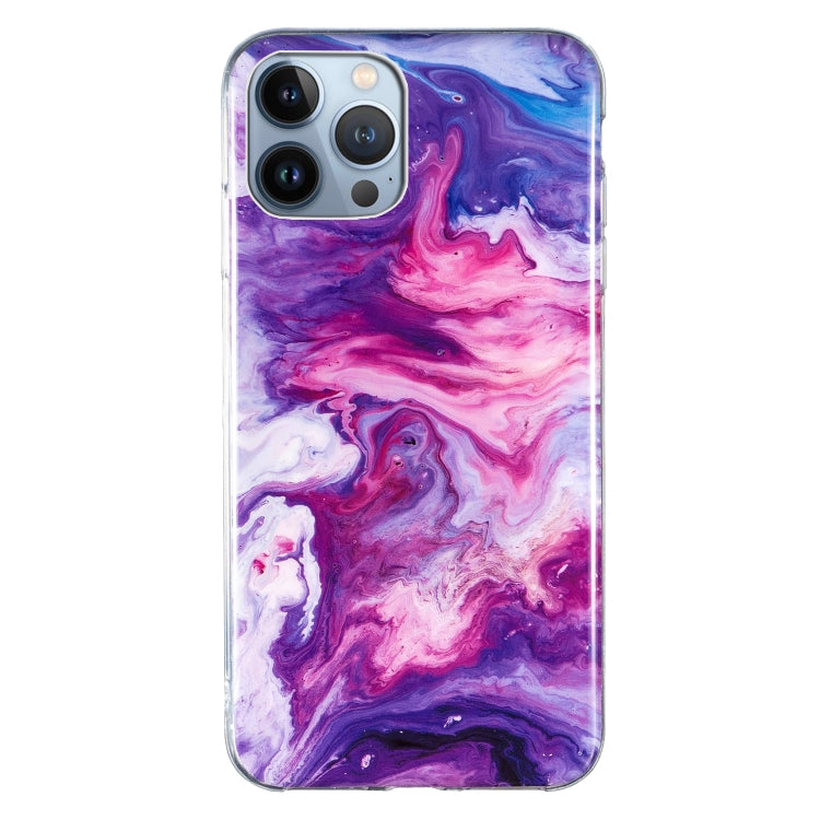 جراب هاتف IMD رخامي من مادة TPU، مناسب لأجهزة iPhone 15 Pro Max وiPhone 15 Pro وiPhone 15 Plus وiPhone 15