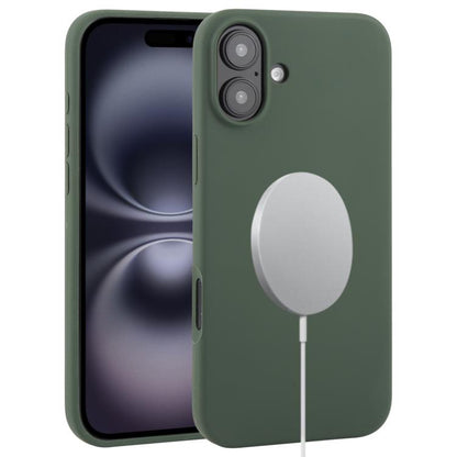 Liquid Silicone Full Coverage MagSafe Phone Case, For iPhone 16 Plus, For iPhone 16