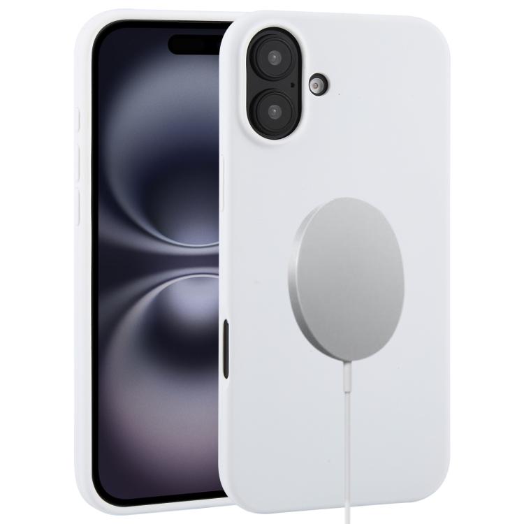 Liquid Silicone Full Coverage MagSafe Phone Case, For iPhone 16 Plus, For iPhone 16