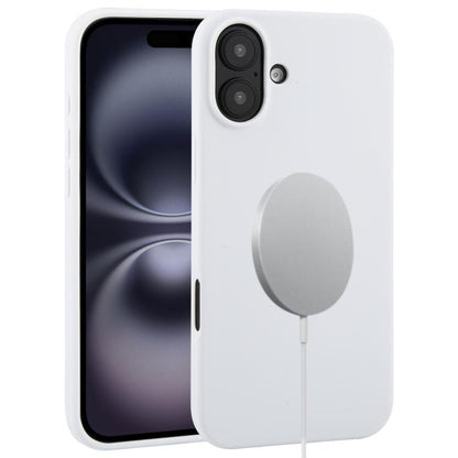 Liquid Silicone Full Coverage MagSafe Phone Case, For iPhone 16 Plus, For iPhone 16
